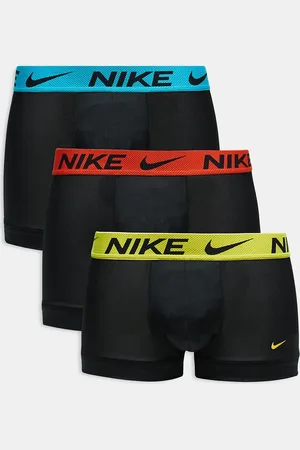 Nike Elite Breathe 3 pack trunks in black with contrast waistbands