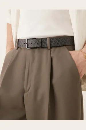 Calvin Klein All over logo print belt in
