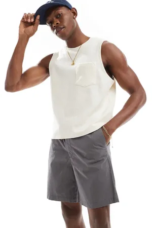 JACK & JONES Loose fit chino shorts in grey