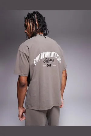 Good For Nothing Back print logo t-shirt in (part of a set)-Neutral