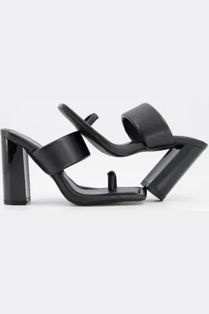 Simmi London Simmi London Tour padded mules with toe loop in