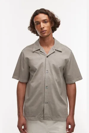 ARKET Heavyweight jersey short sleeve shirt in