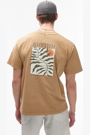 Rhythm Fern vintage short sleeve t-shirt in -Neutral