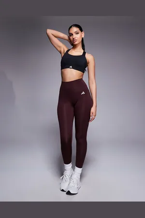 adidas Adidas Training Essentials Optime full length leggings in -Red
