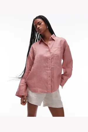 ARKET Oversized linen shirt in