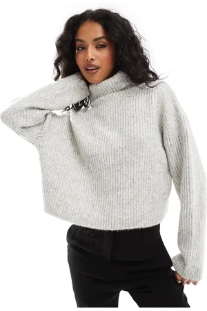 ONLY Roll neck jumper in melange
