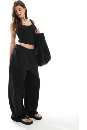 Stradivarius STR barrel leg trackies in