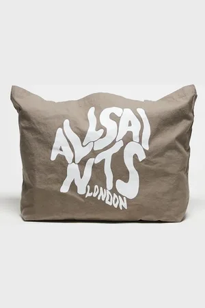 AllSaints Orlando unisex shopper tote bag in