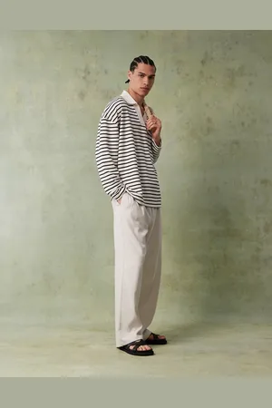 Cotton On Cotton On baggy pleated pants in -White