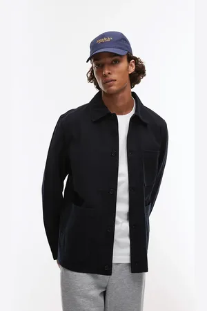 ARKET Overdyed twill shacket in