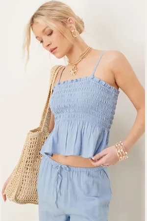 Iisla & Bird Ruffle beach top in (part of a set)