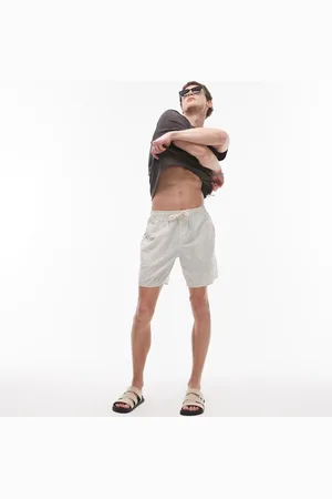 Rhythm Seersucker jam shorts in -White