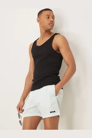 Calvin Klein Drawstring swim shorts in mint green