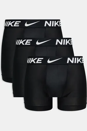 Nike Dri-FIT Essential Microfibre 3 pack long boxer briefs in