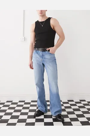 Reclaimed Bootcut flare denim jeans in light wash