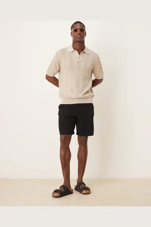 SELECTED Textured shorts in