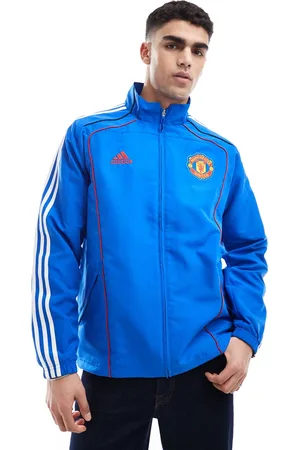adidas Adidas Football Manchester United Urban Purist track top in blue