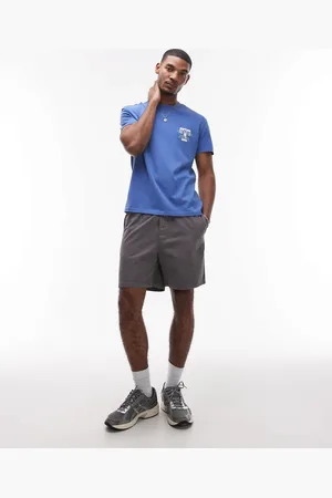 Tommy Hilfiger Loose twill shorts in grey-Black