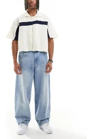Pull&Bear Barrel fit jeans in