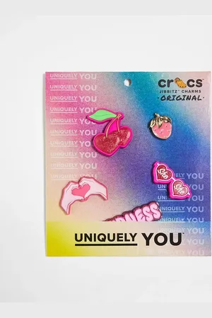 Crocs X ASOS DESIGN girl power 5 pack of jibbitz