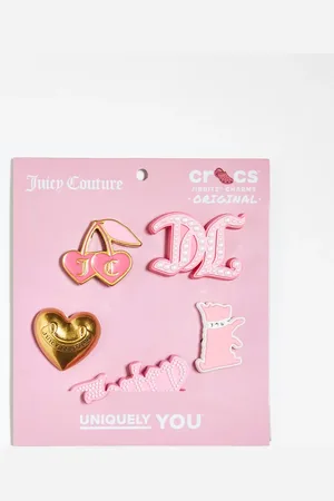 Crocs X Juicy Couture 5 pack of jibbitz