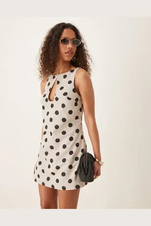 ASOS Cut-out shift mini dress in -Multi