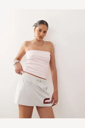 COLLUSION Jersey ribbed bandeau top in
