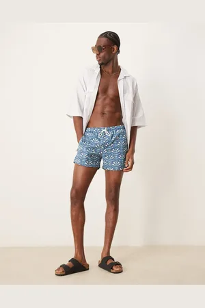 Free Society Contrast print swim shorts in