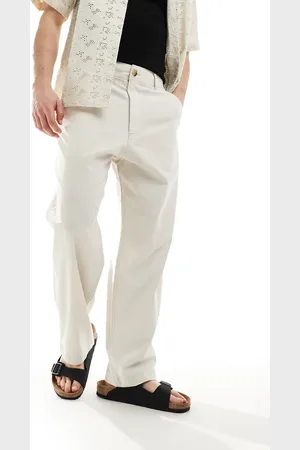 Hollister Baggy linen pants in -Neutral