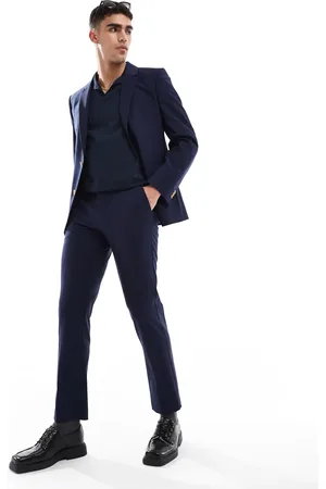 ASOS Washable slim suit pants with lightweight worsted wool in