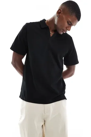JACK & JONES Ribbed polo shirt in