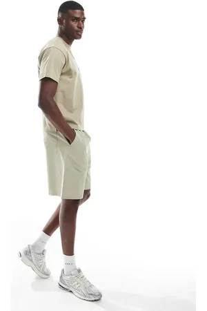 ASOS Long length ripstop shorts in -Neutral