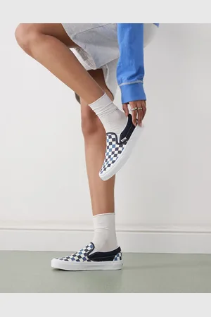 Vans Classic Slip-On Colour Theory checkerboard sneakers in tri-tone