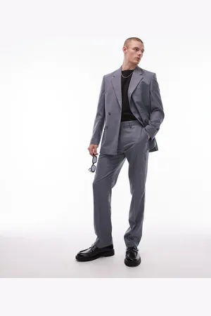 Topman Straight suit pants in