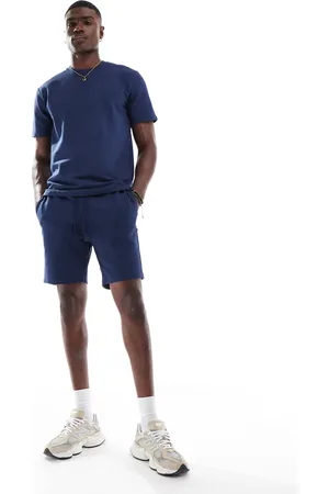 Only & Sons Waffle shorts in navy (part of a set)