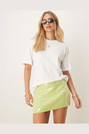Abercrombie & Fitch Sequin skort in -Green
