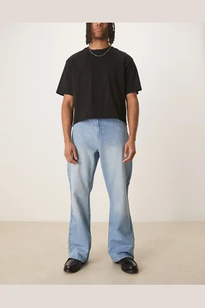 Reclaimed Denim relaxed bootcut flare jeans in bleach wash