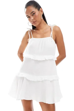New Look Tiered midi sundress in