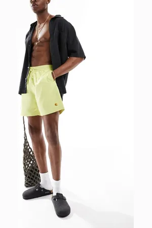 Carhartt Carhartt Chase swim shorts in lime