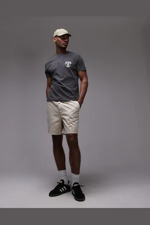 Tommy Hilfiger Loose twill shorts in off white