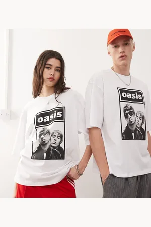 COLLUSION Unisex skater fit t-shirt with official Oasis print