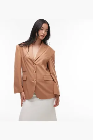 ASOS Oversized blazer co ord in -Brown