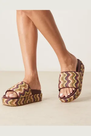 ASOS Festival flatform footbed mules in