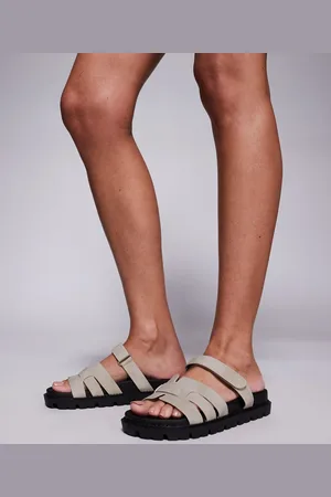Simmi London Simmi London Adelle mule sandals with strap in -Neutral