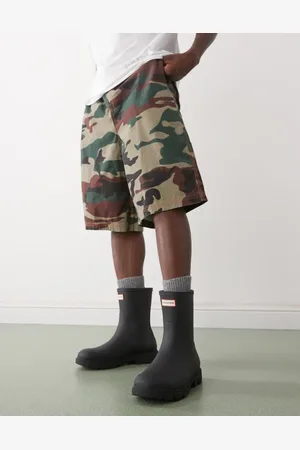 Hunter Downpour short gumboots in