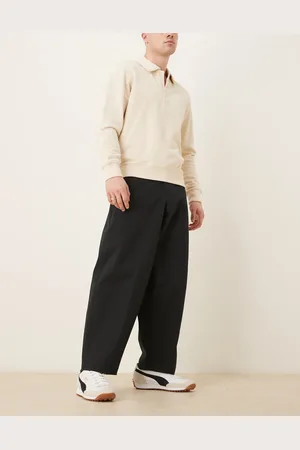 ASOS Smart extreme wide tapered pants in