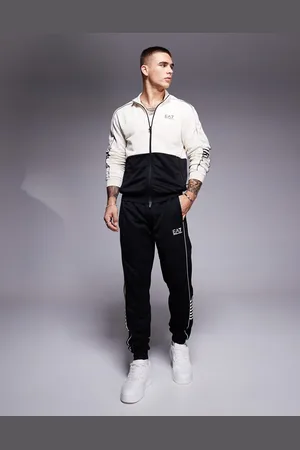 EA7 Tracksuit in sand and black