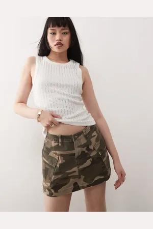 Princess Polly Pocket detail cargo skirt in print-Multi