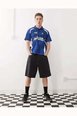 Obey Bigwig baggy denim shorts in
