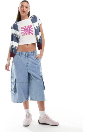 Cotton On Cotton On 91 baggy denim jorts in